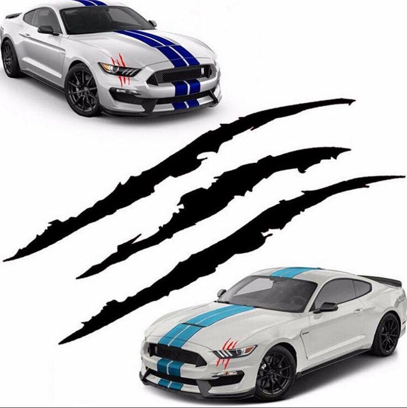 1 Pc Set Auto Car Sticker Reflective Monster Claw Scratch Stripe Marks Headlight Decal Car Stickers