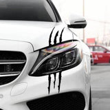 1 Pc Set Auto Car Sticker Reflective Monster Claw Scratch Stripe Marks Headlight Decal Car Stickers