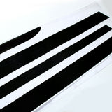 Set 4 Pcs Racing Stripes Sticker Hood Trunk Kit Decal for Mini Cooper