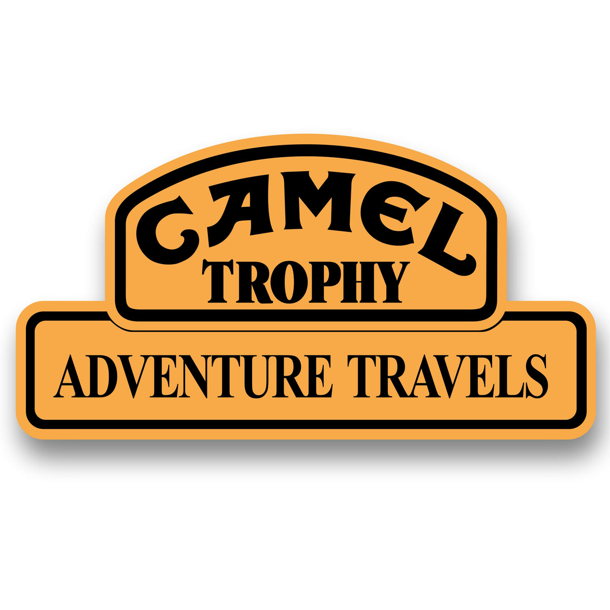 Kit 2 Pcs Camel Trophy Adventure Off Road Graphics Car Stickers