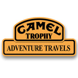 Kit 2 Stück Kamel-Trophäen-Abenteueraufkleber | Travels Camel Trophy 4x4 Aufkleber für beide Seiten