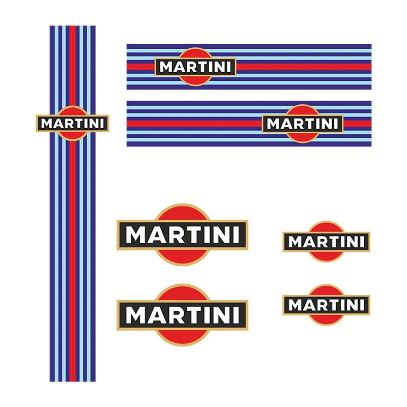 Conjunto adesivo adesivo para motocicleta Vespa Martini