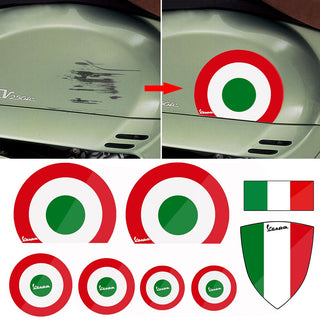 Set Vespa Primavera Italy Theme Italy Graphic decals motorbike
