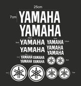 17X Logos Set Yamaha Racing Decal Stickers | Premium Logo Decals | Racing decor Adhesives