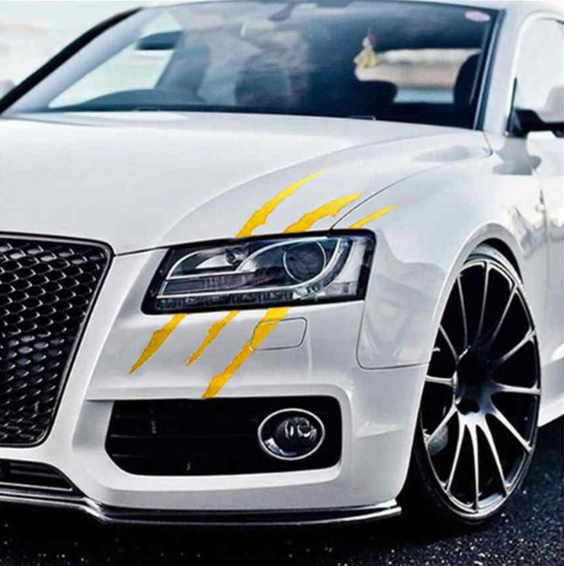 1 Pc Set Auto Car Sticker Reflective Monster Claw Scratch Stripe Marks Headlight Decal Car Stickers