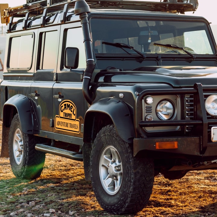 Kit 2 Pcs Camel Trophy Adventure Off Road Graphics Car Stickers