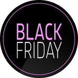 2 Pcs Set Black Friday commercial showcase promo Stickers  |  Kit Sales Stickers | Signage decals