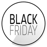 2 Pcs Set Black Friday vitrine comercial Adesivos promocionais | Kit Adesivos de Vendas | decalques de sinalização