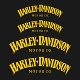 4Pcs Harley Davidson Decal Stickers kit | Set kit Moto Adhesive Decor