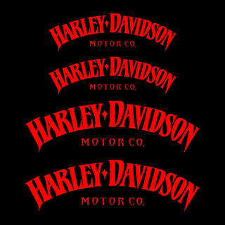 4Pcs Harley Davidson Decal Stickers kit | Set kit Moto Adhesive Decor