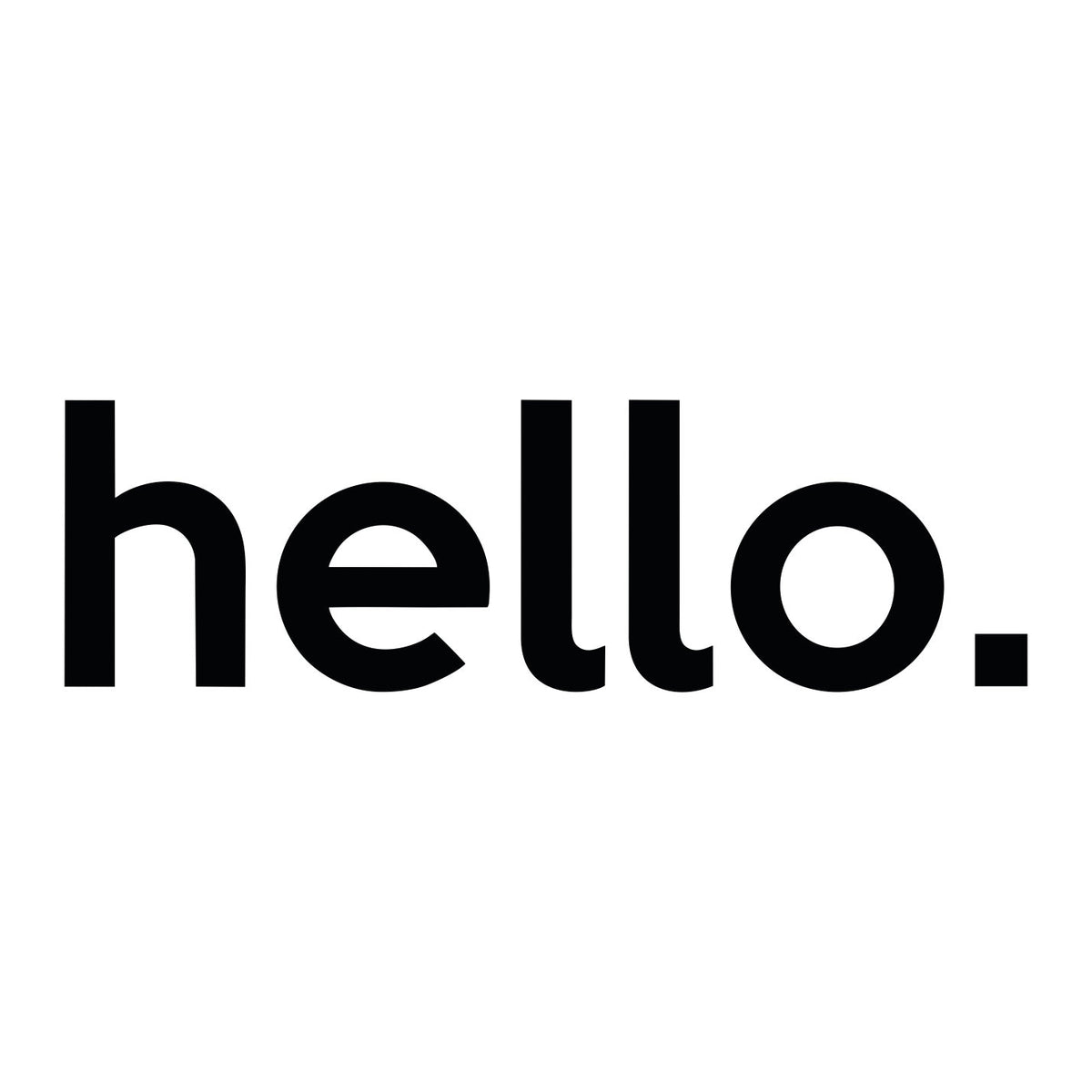 Hello Wall Decal