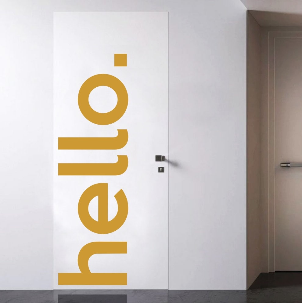 Hello Wall Decal