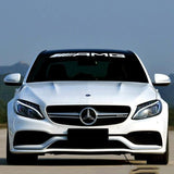 Windshield Mercedes AMG Car Sunstripe Sticker. Mirror vinyl stikers stripes decal graphics for car and truck