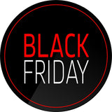 2 Pcs Set Black Friday commercial showcase promo Stickers  |  Kit Sales Stickers | Signage decals