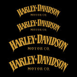 4Pcs Harley Davidson Decal Stickers kit | Set kit Moto Adhesive Decor