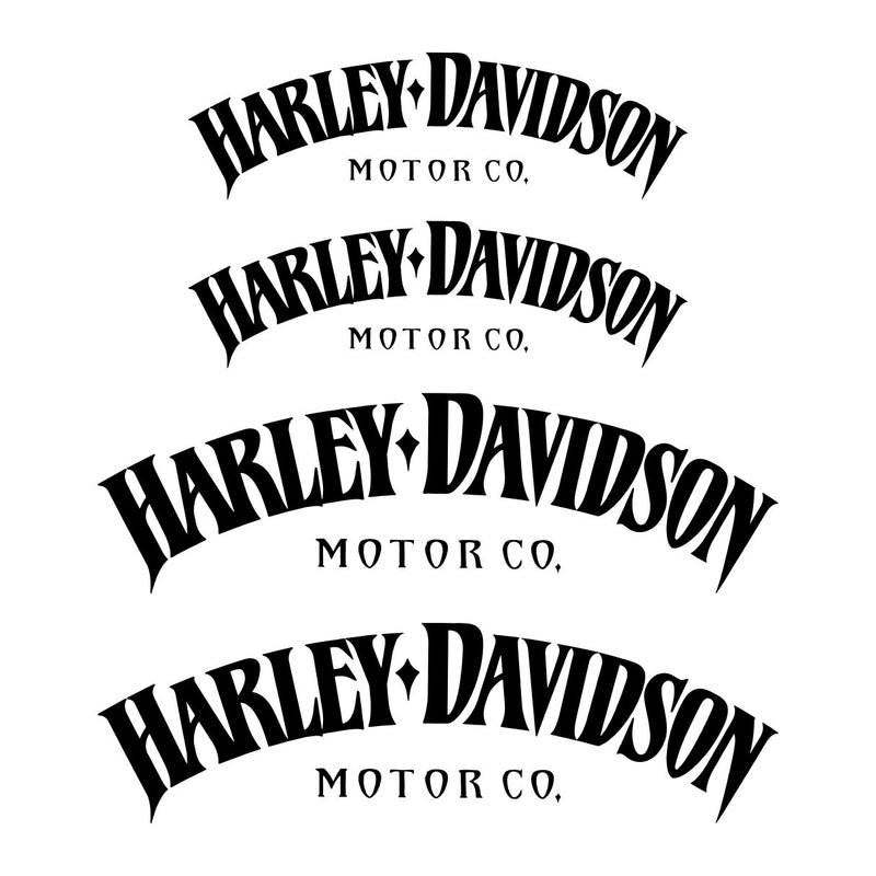 4Pcs Harley Davidson Decalque Adesivos kit | Conjunto kit Decoração Adesivo Moto