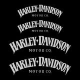 4-teiliges Harley-Davidson-Aufkleber-Set | Set-Kit Moto-Klebedekor