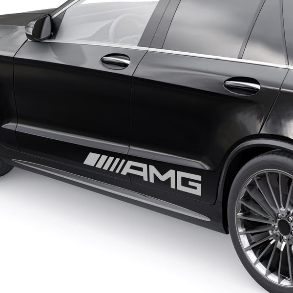 Set 6 Pcs AMG Emblem Decal Sticker | Kit Premium Logo Decals