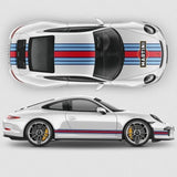 Martini Racing Stripes Set for Carrera - Vinyl self adhesive graphic car sticker decals