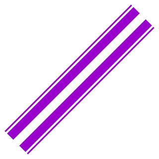 Conjunto de 2 peças de decalque de capuz de corrida preto listras decalques de corrida esportiva. Gráficos de faixa de capô de estilo