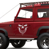 Kit 2 Pcs Car Skull 3D Car Sticker Vinyl Funny Stickers and Decals Auto Motorcycle Car Styling Decoration 4x4 Off Road