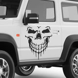 Kit 2 Pcs Car Skull 3D Car Sticker Vinyl Funny Stickers and Decals Auto Motorcycle Car Styling Decoration 4x4 Off Road