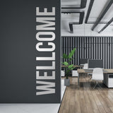 Wellcome Wall Decal Removable Wall Sticker Quote Wall Decal Wellcome Door Decal Welcome Decal Welcome Vinyl Sticker Welcome Sign