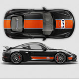 GULF Le Mans Racing Stripes set  - Vinyl self adhesive graphic car sticker decals