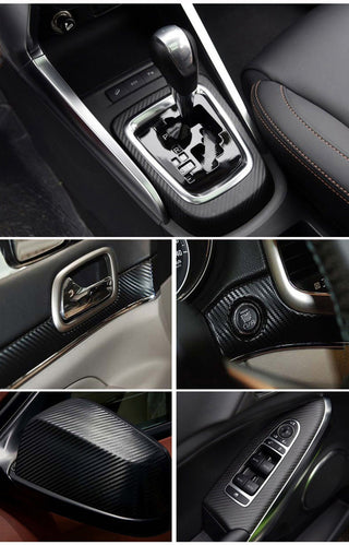 1 Pc 3D Carbon Fiber Vinyl Wrap Sheet Roll Protective Car Stickers