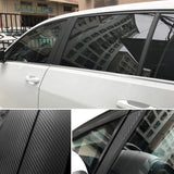 1 Pc Car Stickers and Decals 3D Carbon Fiber Vinyl Wrap Sheet Roll Protective Custom Film Auto Styling Exterior Accessories