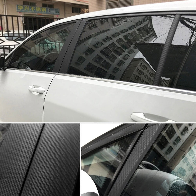 1 Pc Auto Aufkleber und Abziehbilder 3D Carbon Faser Vinyl Wrap Blatt Rolle Schützende Individuelle Film Auto Styling Außen Zubehör