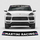 Windshield Martini Racing Car Sunstripe Decals. Mirror vinyl stikers stripes decal graphics for car and truck