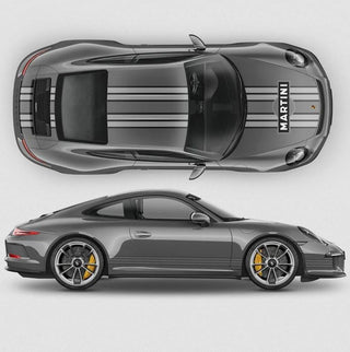 Martini Racing Stripes Set for Carrera Vinyl Graphics