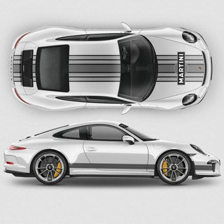 Martini Racing Stripes Set for Carrera Vinyl Graphics