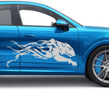 2 Pcs Set both sides Tribal Lion for Car Trucks 4x4 Sport sticker decals