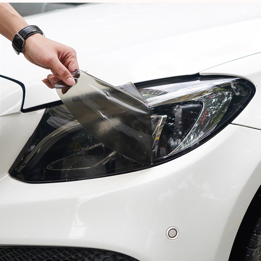 Dark Black Tinting Film Fog Tail Lights Headlights