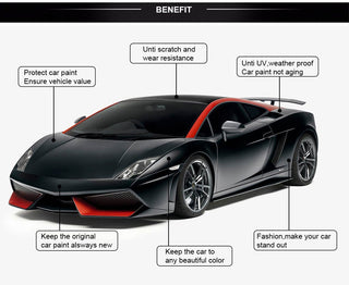 1 Pc 3D Carbon Fiber Vinyl Wrap Sheet Roll Protective Car Stickers