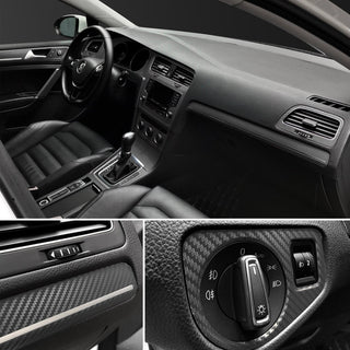 1 Pc 3D Carbon Fiber Vinyl Wrap Sheet Roll Protective Car Stickers