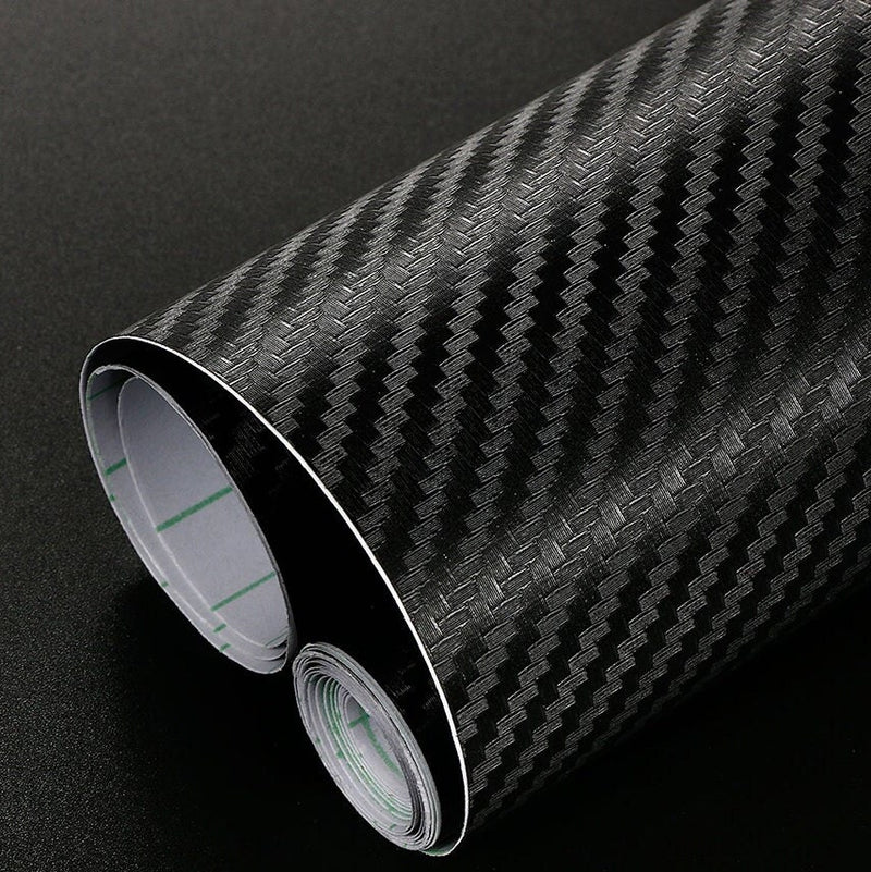 1 Pc Auto Aufkleber und Abziehbilder 3D Carbon Faser Vinyl Wrap Blatt Rolle Schützende Individuelle Film Auto Styling Außen Zubehör