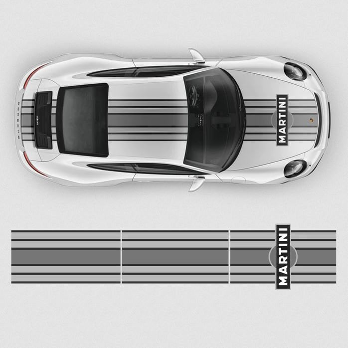 Martini Racing Stripes Set for Carrera Vinyl Graphics
